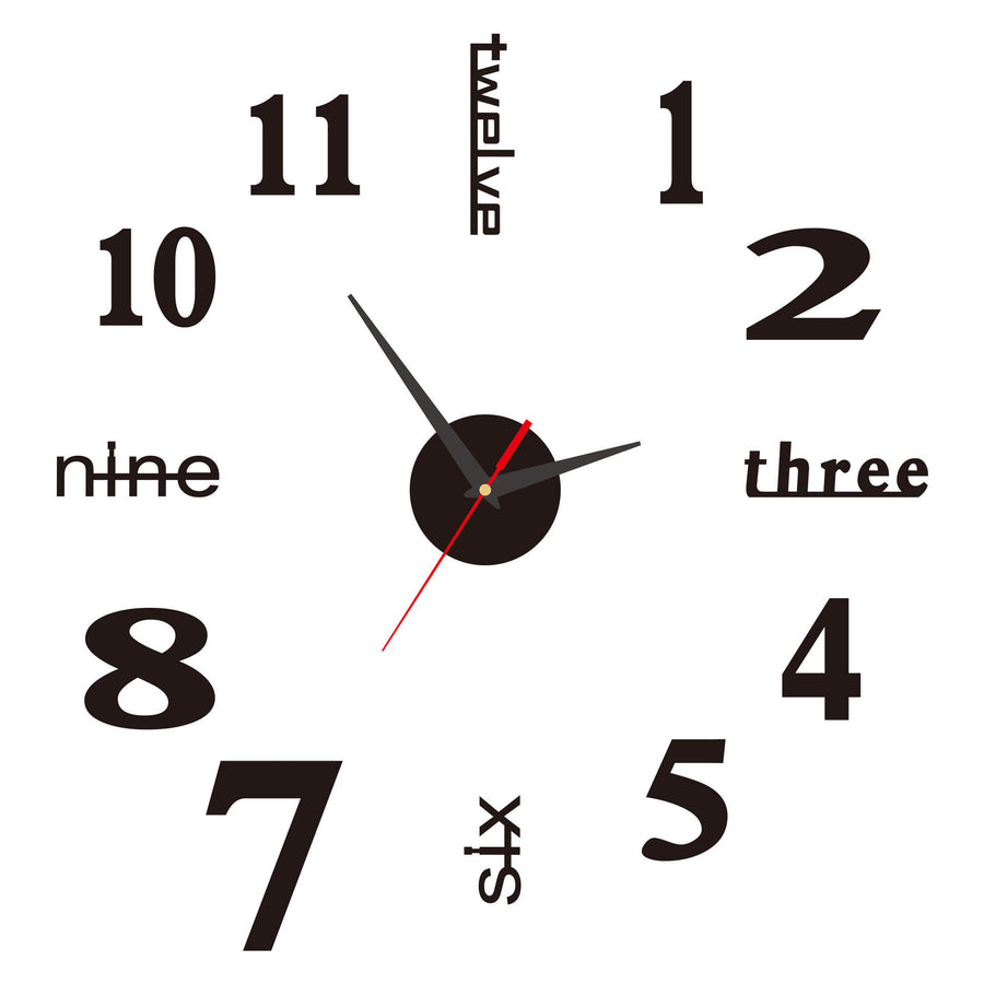 Orologio da muro con numeri grandi
