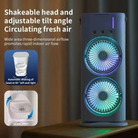 Ventilatore raffreddatore d'aria domestico usb ricaricabile